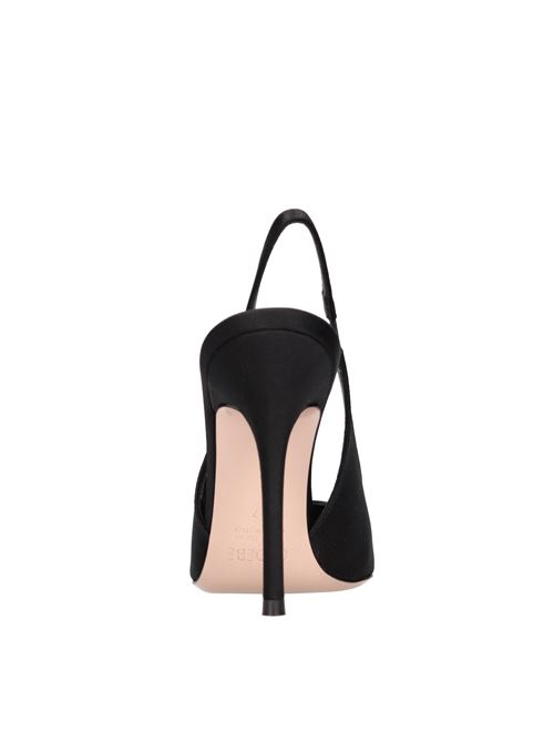 Décolleté Slingback in raso GEDEBE | DOMINIQUE SLINGBACK 105 SATINNERO